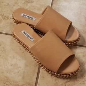 Tan sandals